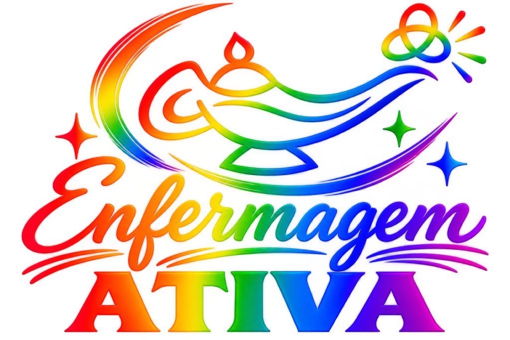 Logo Enfermagem ATIVA multicolor